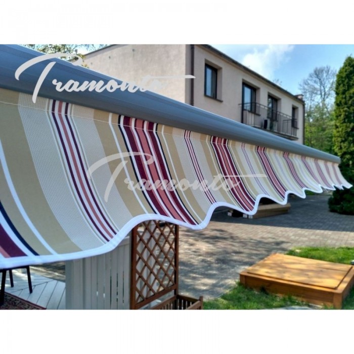 Markiza tarasowa ANTRACYT 300x250 Beż-Bordo STD Markiza tarasowa ANTRACYT 300x250 Beż-Bordo STD