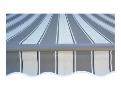 Markiza tarasowa ANTRACYT 250x200 Szaro-Szara PREM