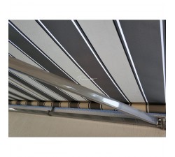 Markiza tarasowa ANTRACYT 300x250 Szaro-Szara PREM