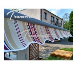 Markiza tarasowa ANTRACYT 200x150 Beż-Bordo STD