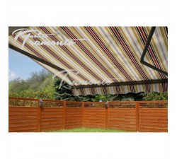 Markiza tarasowa ANTRACYT 200x150 Beż-Bordo STD