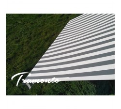 Markiza tarasowa ANTRACYT 350x300 Szaro-Biała STD