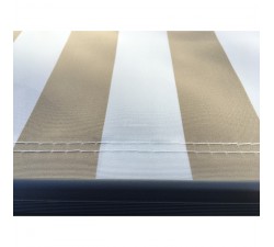 Markiza tarasowa ANTRACYT 160x120 Beż-Biała PREM