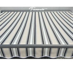 Markiza tarasowa ANTRACYT 350x300 SzaryBeżKrem PREM