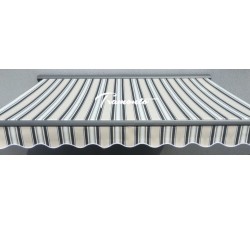 Markiza tarasowa ANTRACYT 350x300 SzaryBeżKrem PREM