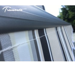 Markiza tarasowa ANTRACYT 350x300 SzaryBeżKrem PREM