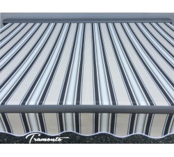 Markiza tarasowa ANTRACYT 200x150 SzaryBeżKrem PREM