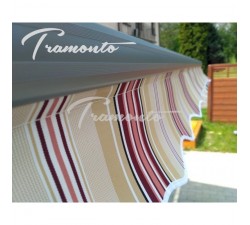 Markiza tarasowa ANTRACYT 450x300 Beż-Bordo PREM