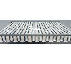 Markiza tarasowa ANTRACYT 450x300 SzaryBeżKrem PREM