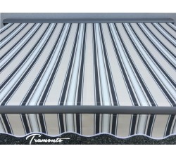 Markiza tarasowa ANTRACYT 450x300 SzaryBeżKrem PREM