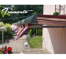 Markiza tarasowa ANTRACYT 450x300 Bordo-Beż STD