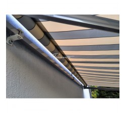 Markiza tarasowa ANTRACYT 350x300 Szaro-Beż STD