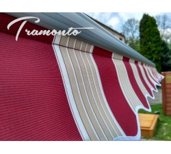 Markiza tarasowa ANTRACYT 350x300 Bordo-Beż STD