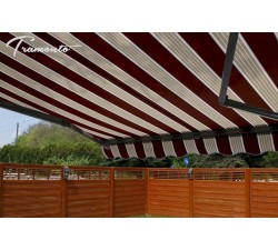 Markiza tarasowa ANTRACYT 350x300 Bordo-Beż STD