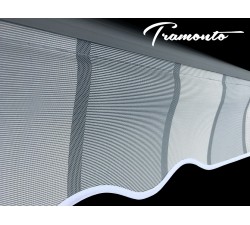 Markiza tarasowa ANTRACYT 300x250 Szare Pasy STD