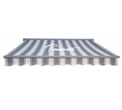 Markiza tarasowa ANTRACYT 450x300 Szaro-Szara PREM