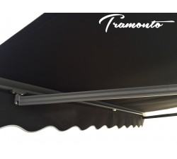 Markiza tarasowa ANTRACYT 300x250 Szara STD