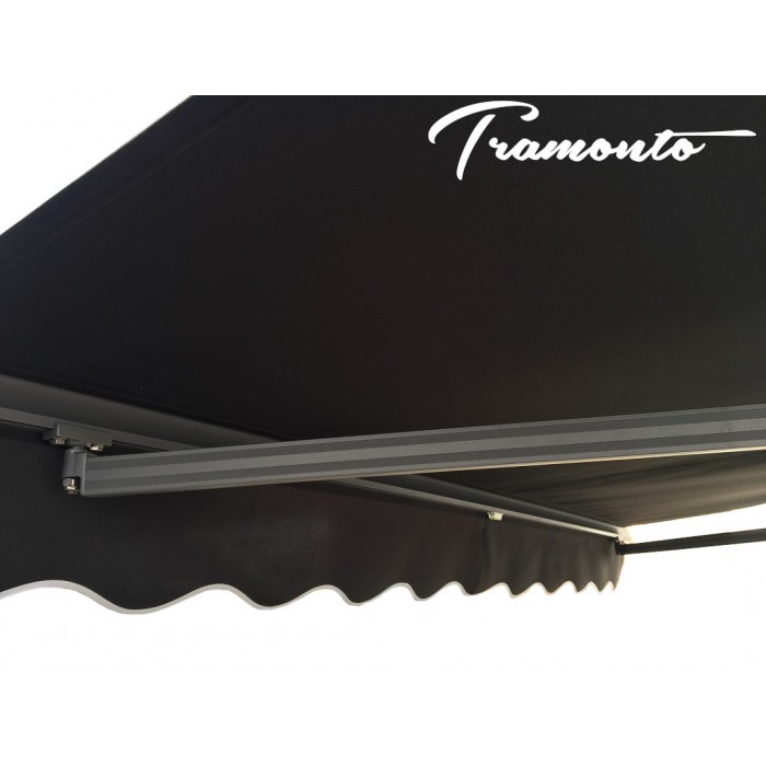 Markiza tarasowa ANTRACYT 500x300 Szara STD Markiza tarasowa ANTRACYT 500x300 Szara STD