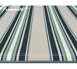 Markiza tarasowa ANTRACYT 500x300 Beż-Zielona PREM