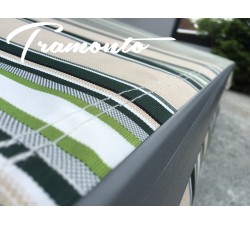 Markiza tarasowa ANTRACYT 400x300 Beż-Zielona PREM