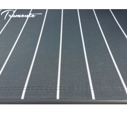 250x200 Szare Paski Poszycie Markizy Materiał