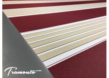 Markiza tarasowa ANTRACYT 350x300 Bordo-Beż PREM